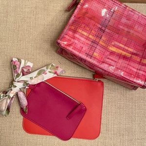 Three Estée Lauder Cosmetic Bags